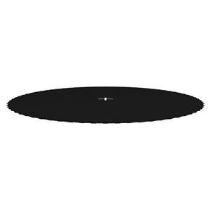 vidaXL Springmat voor 13 feet/3,96 m ronde trampoline stof zwart