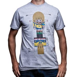 Sportus.nl COPA Football - El Pibe Paper Toy T-shirt - Grey Melee