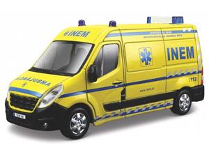 Brinic Modelcars Bburago Renault Master Ambulance INEM