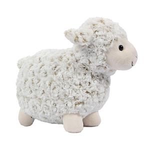 PIA Soft Toys Knuffeldier Schaap/lammetje - zachte pluche stof - premium kwaliteit knuffels - wit - 35 cm -