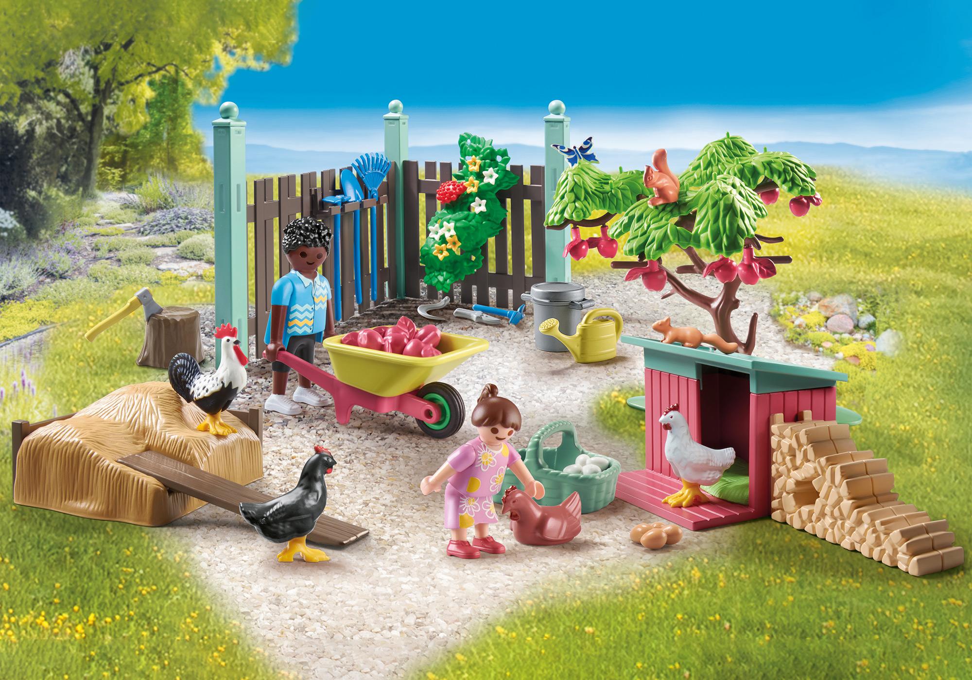 Playmobil My Life Kleine Kippenboerderij in de Tuin Van Het Kleine Huis 71510