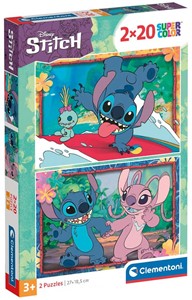 Clementoni Stitch Puzzel (2x20 stukjes)