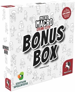 Edition Spielwiese / Pegasus Spiele MicroMacro: Crime City - Bonus Box (English Edition)