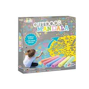 Grafix Outdoor Mandala Stoepkrijt