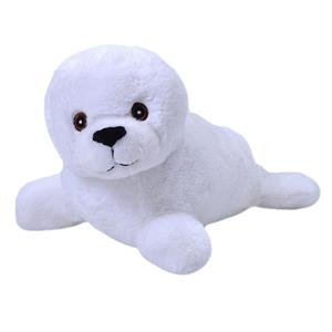 Wild Republic Pluche knuffel dieren Eco-kins witte zeehond van 30 cm -