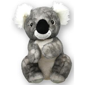 pluche koala beer knuffeldier - grijs - zittend - 22 cm -