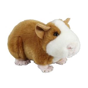 Ravensden Pluche bruine cavia knuffel 18 cm speelgoed -