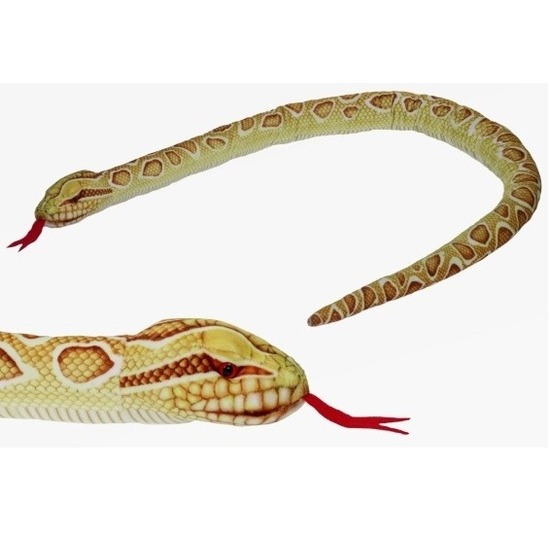 Cornelissen Gevlekte python slangen knuffels 150 cm knuffeldieren -