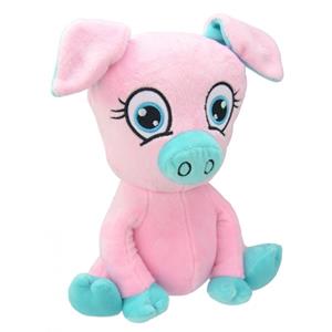 Pluche varken knuffel roze 26 cm -
