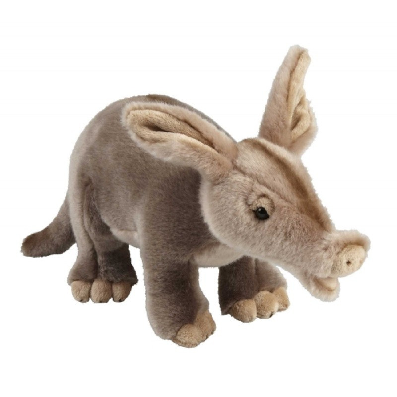 Ravensden Pluche bruine aardvarken knuffel 28 cm speelgoed -