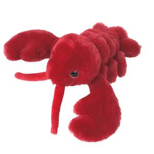 Inware pluche kreeft knuffeldier - rood - 18 cm -