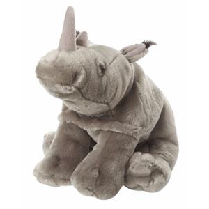 Pluche neushoorn knuffel 18 cm -