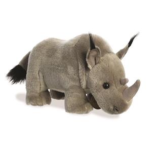 Aurora Pluche dieren knuffels neushoorn van 26 cm -