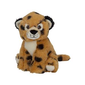 Nature Planet Pluche dieren knuffels Cheetah/Jachtluipaard van 16 cm -