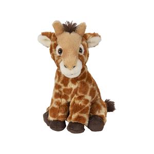 Nature Planet Pluche knuffel giraffe van 19 cm -