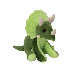 Nature Planet Pluche knuffel dinosaurus Triceratops van 20 cm -