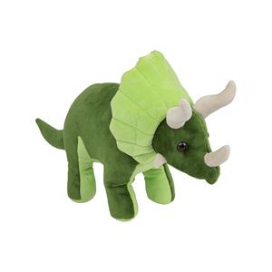 Nature Planet Pluche knuffel dinosaurus Triceratops van 20 cm -