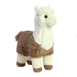 Aurora Pluche dieren knuffels alpaca van 28 cm -