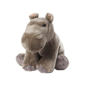 Nature Planet Zittende nijlpaard knuffel 22 cm -