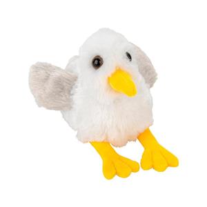 Nature Planet Pluche kleine zeemeeuw knuffel van 13 cm -