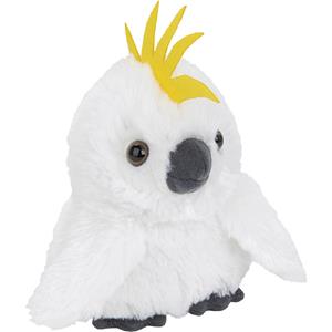 Nature Planet Pluche kleine Kakatoe knuffel van 13 cm -