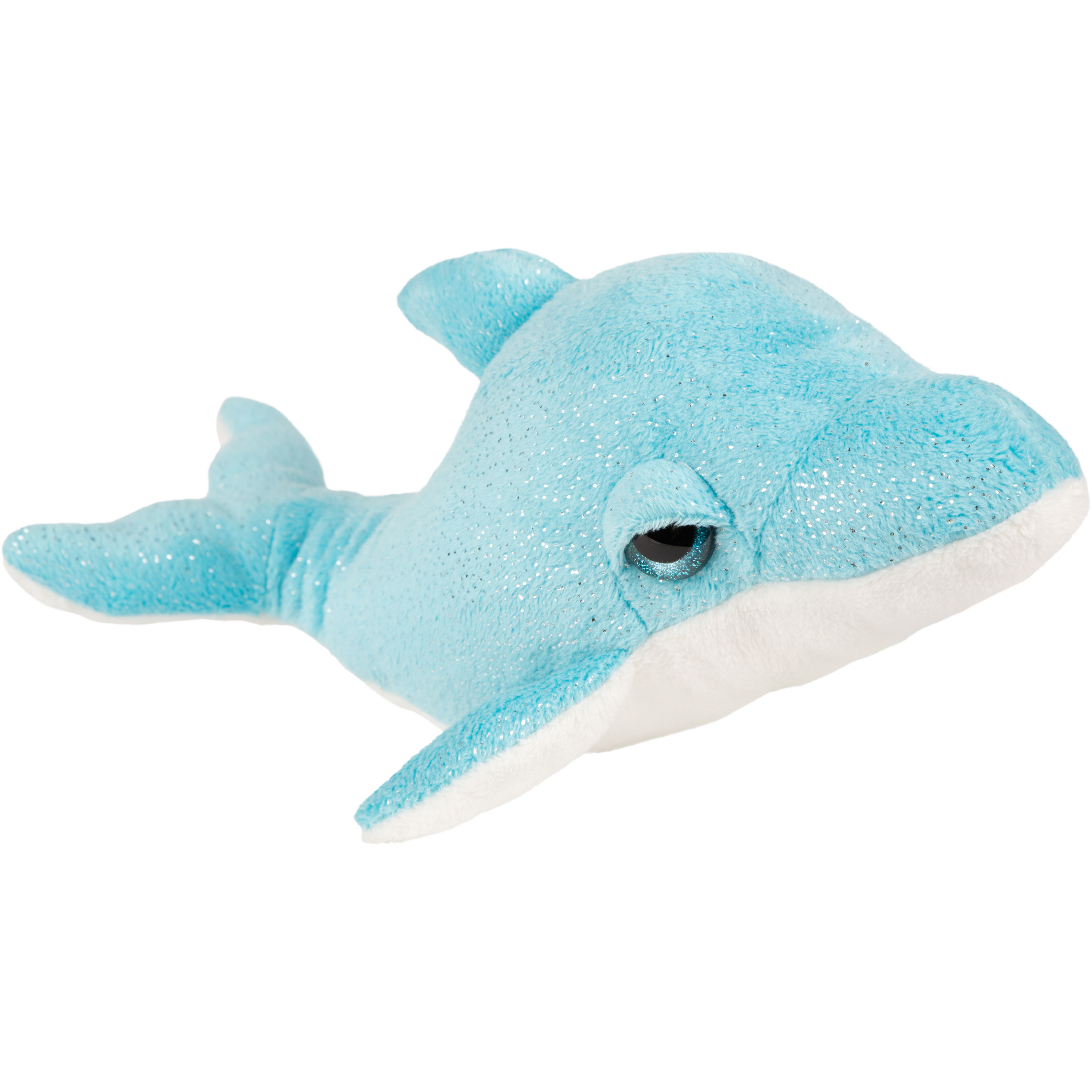 Suki Gifts Pluche knuffel dieren dolfijn blauw/wit 29 cm -