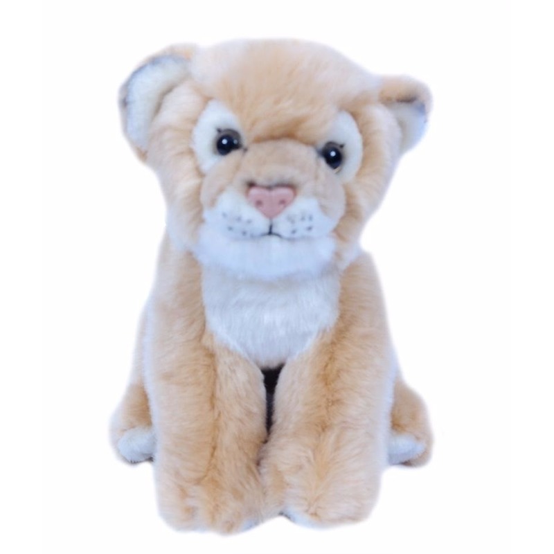 PIA Soft Toys Pluche leeuwin/welpje knuffel 20 cm -