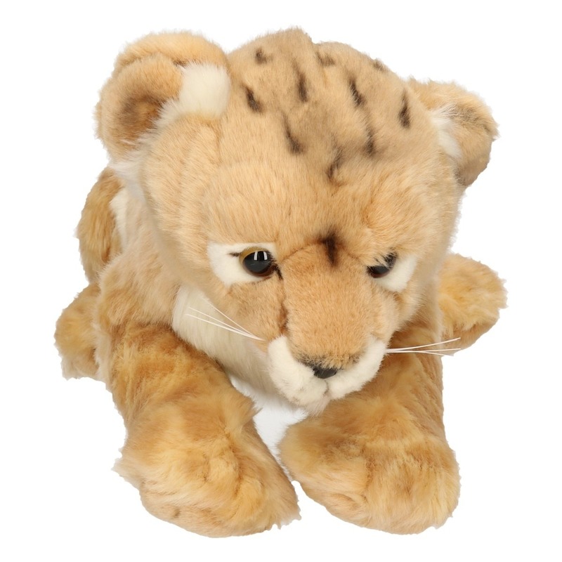 CarlDick Pluche leeuwen welpje knuffel 32 cm -