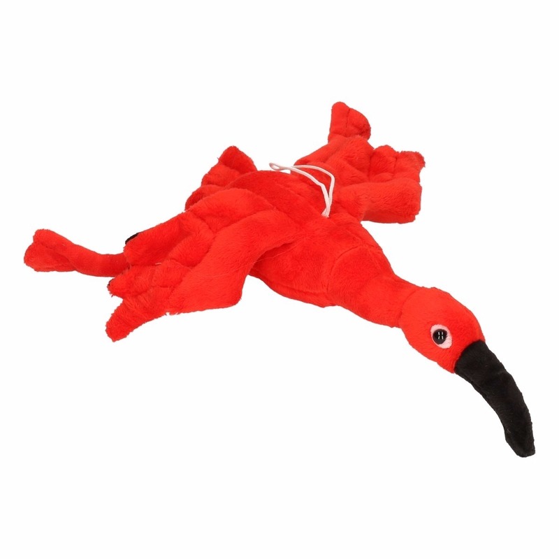 Cornelissen Pluche rode Ibis vogel knuffel cm -