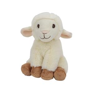 Nature Planet Pluche dieren knuffels Schaap/lammetje van 17 cm -