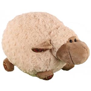 Merkloos Pluche liggend knuffel schaap 35 cm -