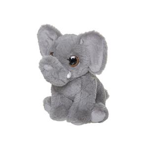 Nature Planet Pluche Olifant knuffeldier van 13 cm -