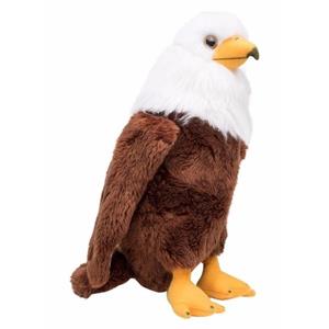 Nature Planet Pluche Amerikaanse zeearend knuffel 30 cm -