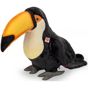 Teddy Hermann 94165 - Tukan, Kuscheltier, Plüschtier, 60cm, weiß