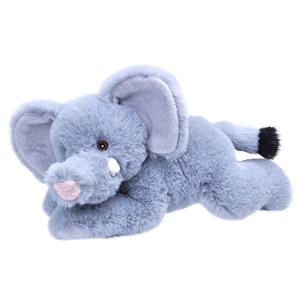 Wild Republic Pluche knuffel dieren Eco-kins olifant van 25 cm -