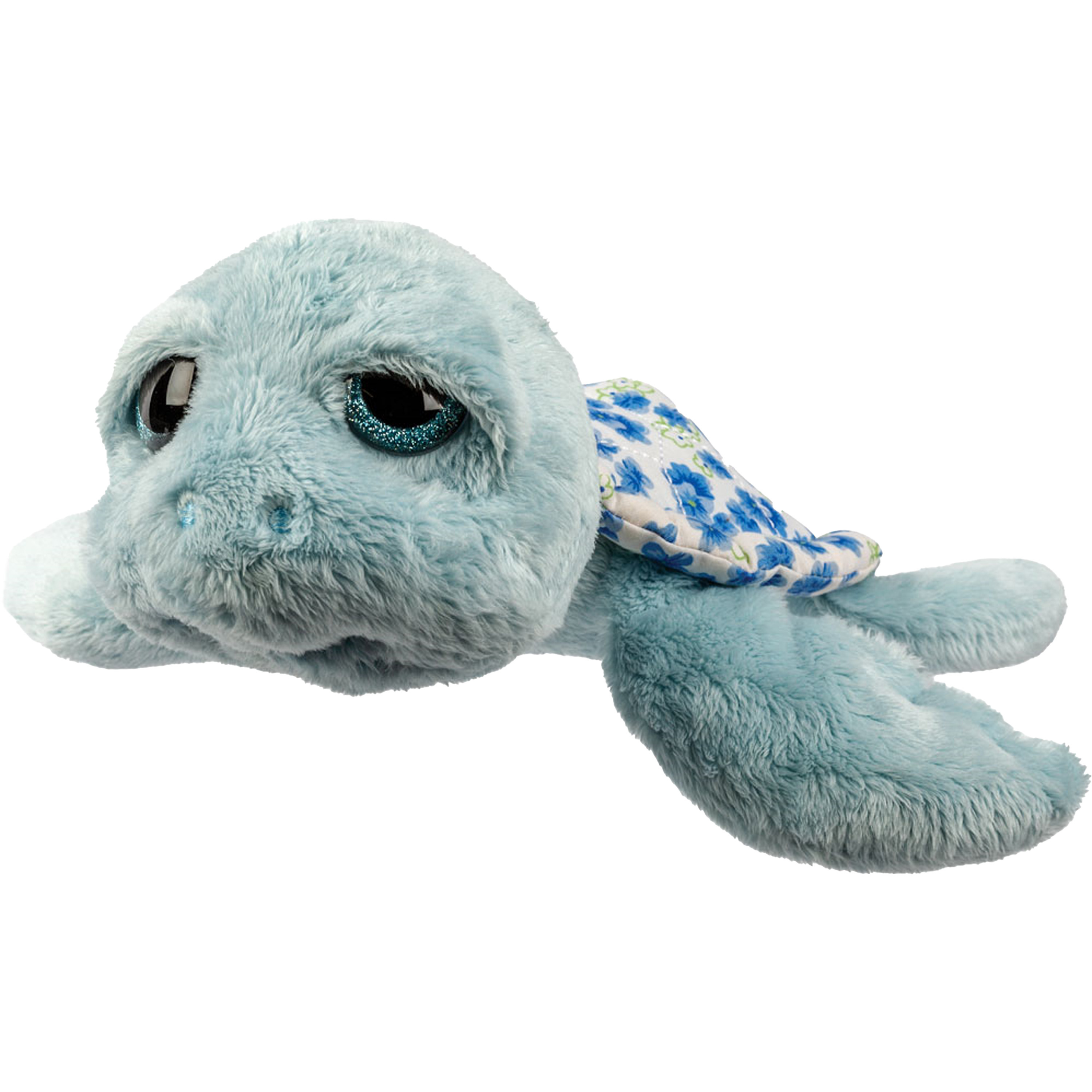 Suki Gifts pluche zeeschildpad Jules knuffeldier - cute eyes - blauw - 24 cm -