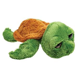 Suki Gifts pluche zeeschildpad Jules knuffeldier - cute eyes - donkergroen - 24 cm -