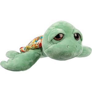 Suki Gifts pluche zeeschildpad Jules knuffeldier - cute eyes - lichtgroen - 24 cm -