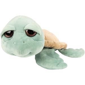 Suki Gifts pluche zeeschildpad Jules knuffeldier - cute eyes - mintgroen - 24 cm -