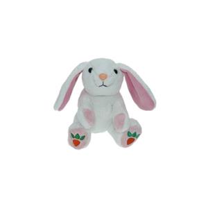 Pluche witte konijn/haas knuffel 14 cm speelgoed -
