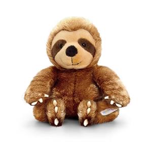 pluche luiaard knuffel 14 cm -