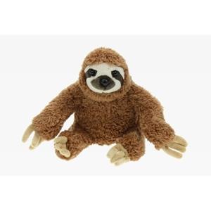 Bruine pluche luiaard knuffel 17 cm -