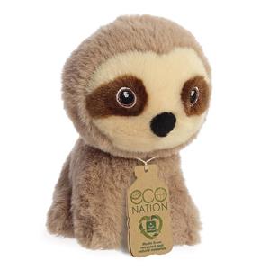 Aurora Pluche dieren knuffels luiaard van 13 cm -