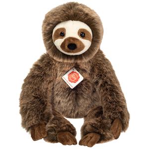 Hermann Teddy Knuffeldier Luiaard - zachte pluche stof - premium kwaliteit knuffels - bruin - cm -