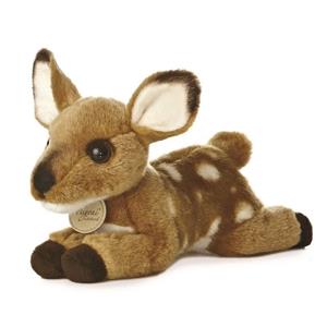 Aurora Pluche dieren knuffels hert van 20 cm -