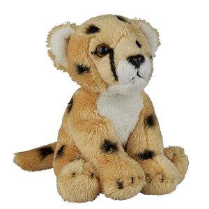 Ravensden Pluche knuffel dieren Cheetah/Jachtluipaard 15 cm -