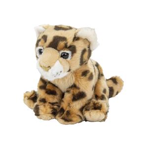 Nature Planet Pluche luipaard knuffel van 18 cm -