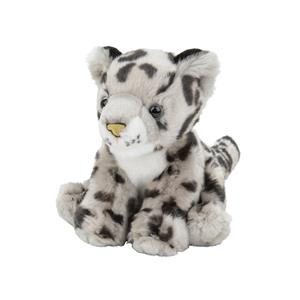 Nature Planet Pluche sneeuwluipaard knuffel van 18 cm -