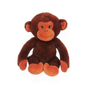 Pluche speelgoed knuffeldier Chimpansee aap van 23 cm -