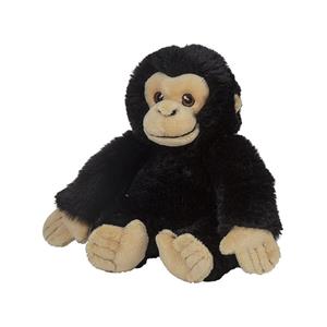 Nature Planet Pluche dieren knuffels Chimpansee aap van 16 cm -